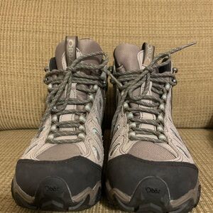 Oboz Women's Hiking Shoes - Gray and Black Size 7